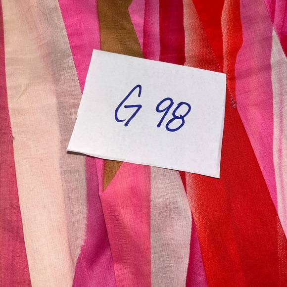 Dressbarn Dress Size 14 Sleeveless Multi Color Mid Length - Picture 10 of 11